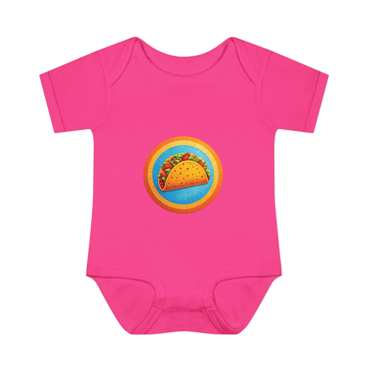 Sassy Sloth Taco Badge Baby Onesie